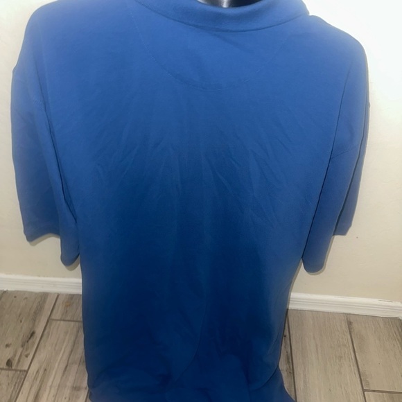 Men’s used 2XL XXL size Cambridge Classic blue polo shirt - Picture 3 of 3